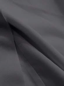 DAZY Top casual de mujer para negocios, simple y de moda para uso diario - Gris Oscuro - Ver 7