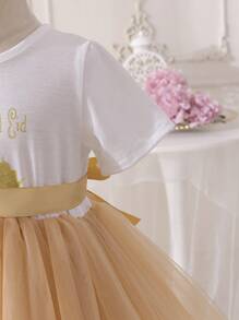 Glamorique Kids Baby Girls Princess Tulle Dress Gift, Puff Ball Gown