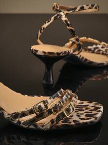 SHUZIA Women's Sexy High Heel Ankle Strap Open Toe Fashionable Sandals Wedding Shoes