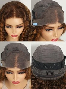 ALL READY WIG Tóc giả ren trong suốt nổi bật Tóc người nhổ trước 180% mật độ không keo dán không tì vết Tóc giả sóng sâu bằng tóc người cho phụ nữ Tóc giả màu 4/30 - S4/30 - Xem 7