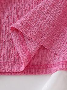 Souflis Souflis Girls Set With Ruffle Sleeve Top And Bottoms - Pink - View 6