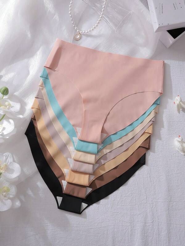 7pcs/Set Seamless, Comfortable, Minimalist Girls Underwear Young Girls Clothing Shorts Panties Pack