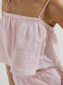 Athîral 2 Stücke Damen Camisole Top und Shorts Set, minimalistischer Alltags Lässig-Wear