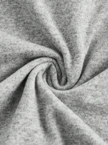 Comfortcana Plus Size Round Neck Short Sleeve Casual Top And Shorts Set - Multicolor - View 4