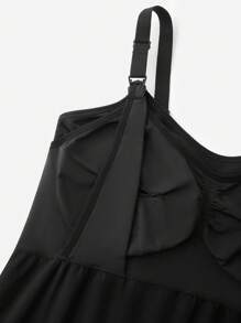 LUVLETTE 加大号黑色无缝免提吸奶背心 一体式吸奶和哺乳背心 产后哺乳+吸奶吊带背心 居家舒适孕妇背心 孕妇无胸罩吊带背心