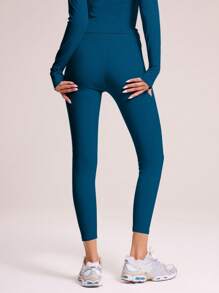 Musera Sport Mallas de cintura alta para actividades, de material suave y elástico, para hacer ejercicio, senderismo, gimnasio y fitness, para mujer, para otoño e invierno