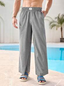 Manfinity RSRT Pantaloni casual semplici da uomo, adatti per tutti i giorni