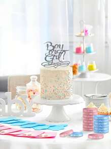 12/20/30 件随机颜色性别揭示手链硅胶腕带和淋浴派对性别揭示派对用品情人节 - 彩色 - 查看 4