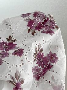 Chiquease Women's Fashion Floral Pattern Side Tie Skort - Multicolor - View 3