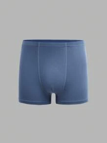 SHEIN 7pcs/Pack Tween Boy Casual Comfortable Solid Waist Elastic Boxer Briefs - Multicolor - View 6