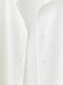 SHEIN LUNE Plus Size Camisole Ruched Dress & White Shirt 2 Pieces Set, Casual Vacation Style Fall Cloth For Women - Pink - View 4