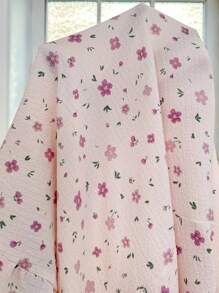 Plus Size Ditsy Floral V-Neck Plus Size Sleepshirt