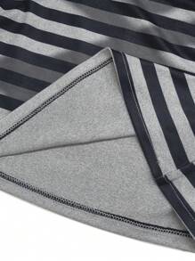 INAWLY Áo thun dài tay in hình đầu lâu sọc phong cách Y2K dành cho nữ - Xám - Xem 6