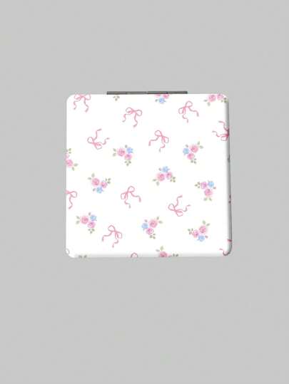 Kawaii مرآة مكياج محمولة، مرآة زينة على الطاولة و محمولة للاستخدام السريع