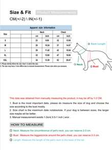 PETSIN 春夏休闲蓝色宠物连衣裙（带牵引绳） - 寶藍色 - 查看 9
