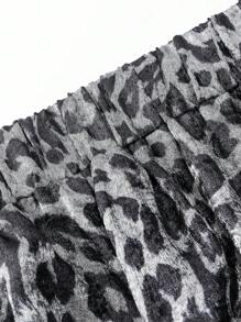 Mulvari Váy dài in họa tiết da báo cạp chun cỡ lớn cho nữ - Nhiều màu - Xem 4