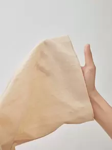 Maija Kids Maija Kids Young Girl's All-Match Loose Wide Leg Pants With Ruffle Waist, Simple Design, Fashion Casual Wear, Khaki Color, Spring/Summer