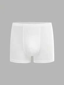 SHEIN 7pcs/Pack Tween Boy Casual Comfortable Solid Waist Elastic Boxer Briefs - Multicolor - View 14