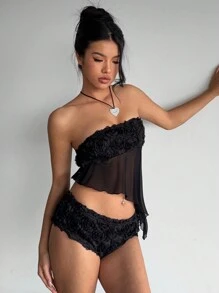 Aloruh 2 件套女士抹胸上衣和短裤