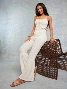 SHUZIA Giày đế bằng mũi vuông mùa hè cho nữ Giày đi nghỉ Giày thường Giày đi biển Quà tặng Ngày của Mẹ - Màu be - Xem 6