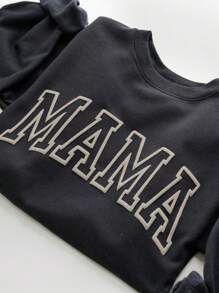 INAWLY Loose-Fit Women's Letter Print Crew Neck Regular Sweatshirt,Graduation,Teacher,Back To School Pullover Fall - Dark Grey - View 3