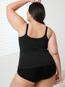 LUVLETTE 加大号黑色无缝免提吸奶背心 一体式吸奶和哺乳背心 产后哺乳+吸奶吊带背心 居家舒适孕妇背心 孕妇无胸罩吊带背心