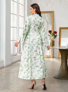 Al Najma Women's Minimalist Fashion Casual Everyday Arabic Style Dress