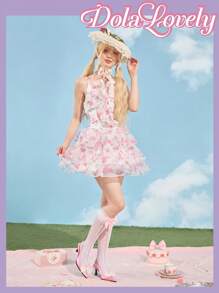 Dola Lovely Beaded Black High Heel Pointed Toe Pumps Spring Shoes Spring Break Easter - Pink - View 2