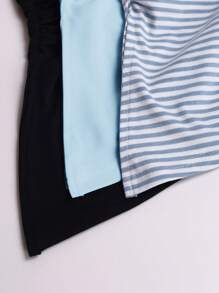SHEIN EZwear Set de 3 piezas de blusas casuales para mujer, con estilo y versátil