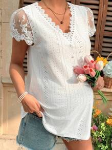 SHEIN Maternity Casual Plain T-Shirt, Simple & Fashionable For Everyday Wear