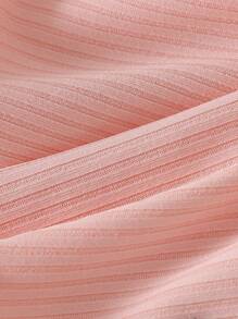 2pcs/Pack Girls' Summer Knit Ruffle Hem Shorts - Multicolor - View 6