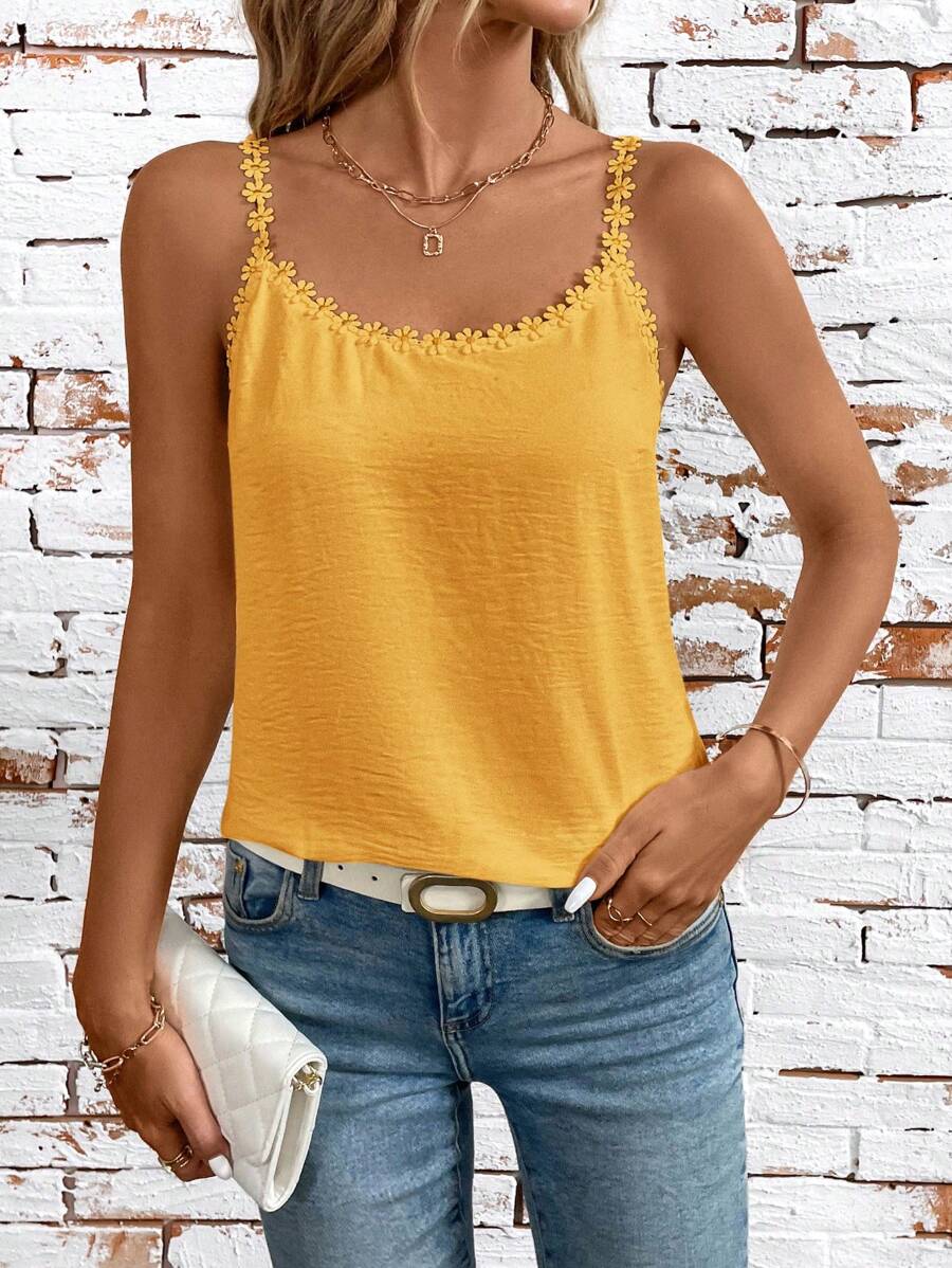 SHEIN Clasi 女士休闲花卉装饰夏季吊带背心