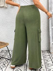 SHEIN LUNE Quần ống rộng màu trơn thường ngày cỡ lớn, Ngày lễ Thánh Patrick, Ngày lễ Thánh Patrick, Ngày lễ Thánh Patrick, Ngày lễ Thánh Patrick, Ngày lễ Thánh Patrick, Trang trí ngày lễ màu xanh lá cây, Mùa hè dành cho phụ nữ, Ngày lễ Thánh Patrick Mùa hè Boho Old Money Mùa hè dành cho phụ nữ Kỳ nghỉ xuân Lễ hội Rave Kỳ nghỉ xuân - Màu xanh Bạc hà - Xem 7