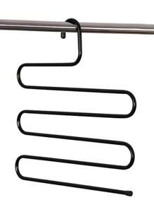 1 件多功能裤架，现代不锈钢多层衣架，适用于家庭装饰装饰节日装饰房间装饰家居装饰卧室装饰 - 黑色 - 查看 4