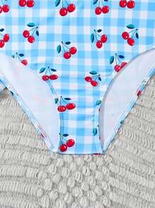 Tankini Tween Girl cu imprimeu floral cu volane