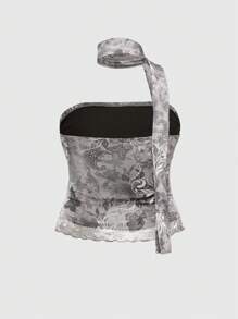 ROMWE Plus Size Women Casual Simple And Fashion Blouse, Everyday Wear Women Tops Women Party Summer For Women, Concert Costumes, Rave Costumes, Carnival Costumes, Country Concert Costumes - Army Green - View 2