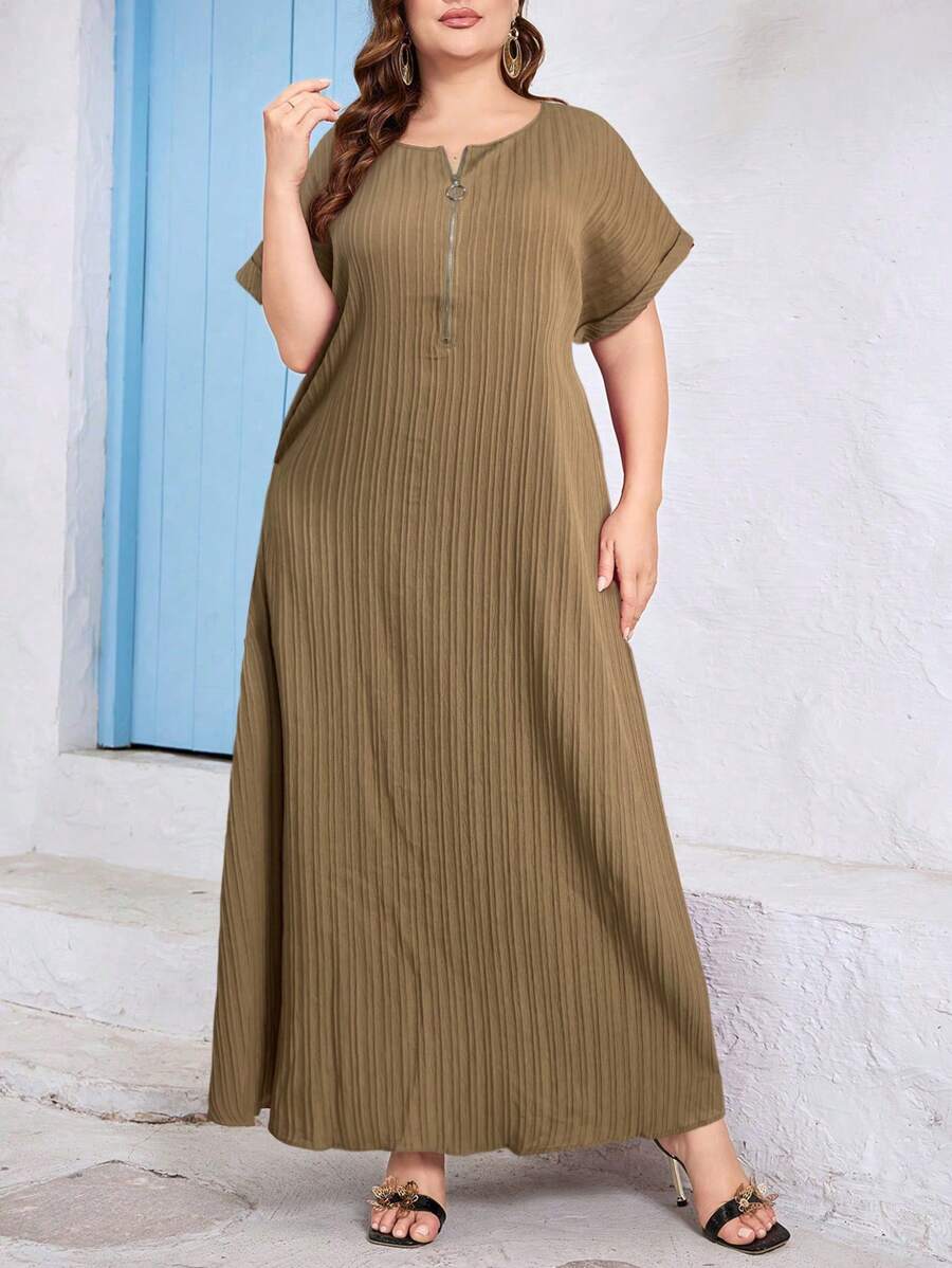 Mulvari Styl Plus Size Casual, Minimalistyczna moda, Codzienne ubranie