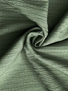 Sylviya Váy dài buộc nơ giản dị cho nữ mùa xuân/hè - màu xanh lá - Xem 7