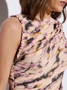 Maija Spring/Summer New Pattern Pink Ruched Design Dress, Elegant For Daily Casual, Romantic Vacation, Music Festival, Party, Wedding Guest, Vintage Style, Valentine's Day Summer Dresses For Women Summer Outfits For Women  Wedding Guest Dress Women Formal Dresses For Women Birthday Dresses For Women Dresses For Women Elegant Birthday Outfits For Women Elegant Dresses For Women Church Dresses For Women  Party Dresses For Women