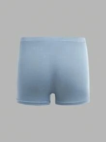 SHEIN 7pcs/Pack Tween Boy Casual Comfortable Solid Waist Elastic Boxer Briefs - Multicolor - View 8