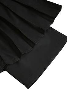 Manfinity EMRG Pantalones anchos de pierna ancha con pliegues y bolsillo de unicolor para hombres