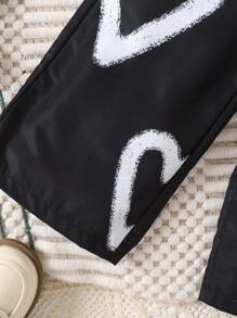 2pcs Simple & Fashionable Young Girl Camisole And Pants Set, Casual Everyday Outfit