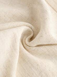 Tween Girls' Loose Casual Simple Comfortable Versatile Mid-Rise Wide-Leg Fawn Woven Pants - Apricot - View 5