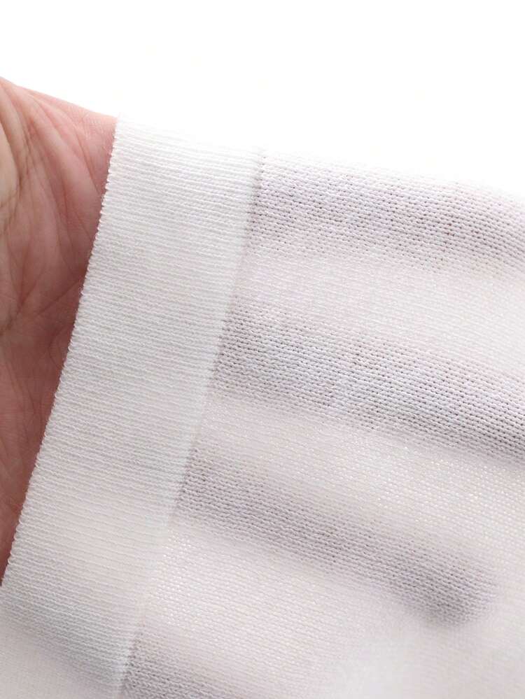 Commuter Leisure Spring And Summer Solid Color Loose Short-Sleeved V-Neck Ladies Knitted Top