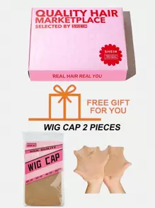 9X6 Wear&Go 无胶假发 4/27/613 挑染棕色混合金色长直发假发 100% 真人发质 180% 密度 18 英寸 20 英寸 女士 - S4/27/613 - 查看 7