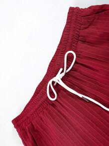 Manfinity Homme 2pcs Men's Solid Color Short Sleeve Shirt And Shorts Set