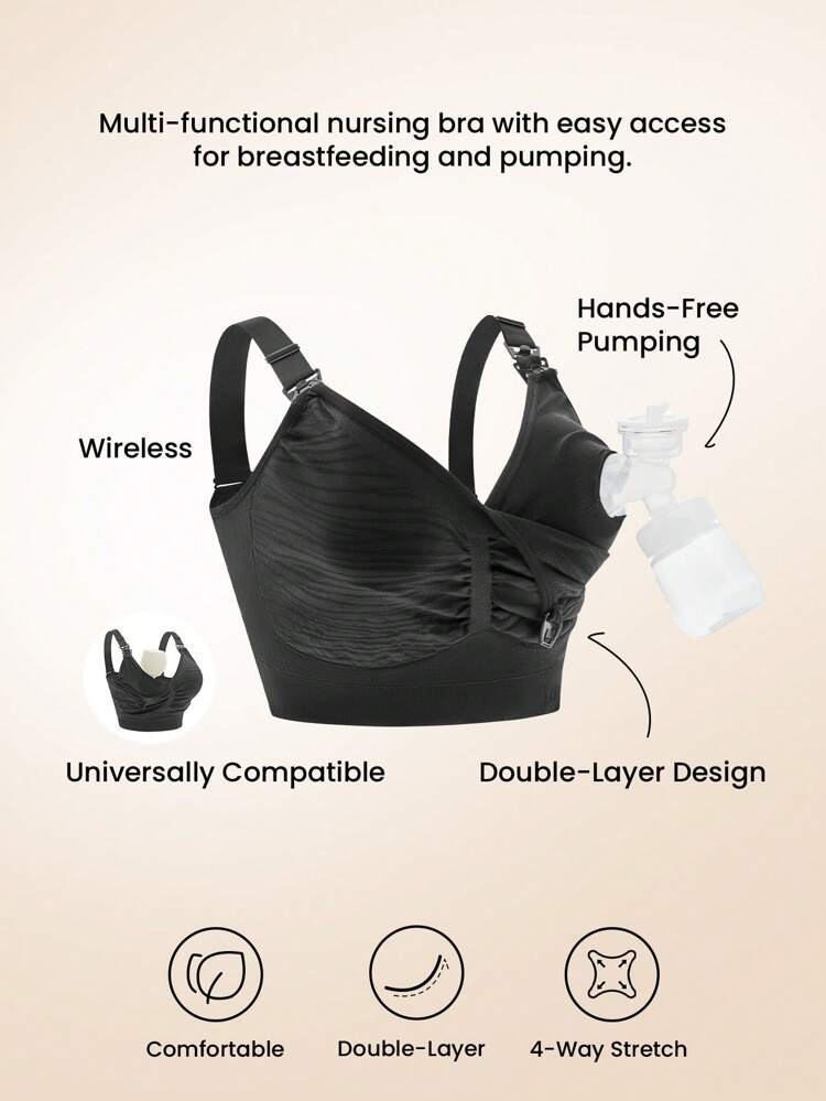 Plus Pumping & Nursing Maternity Bra