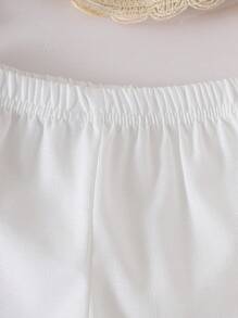 Souflis Souflis Girls Set With Ruffle Sleeve Top And Bottoms - Pink - View 5