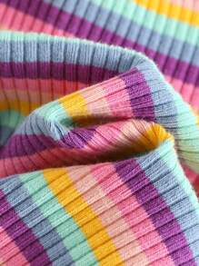 Cozy Pixies 女婴 3D 花卉针织柔软吊带背心上衣 2 件套 - 彩色 - 查看 7