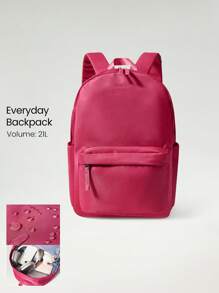 GLOWMODE Multi-Compartment Backpack Commuting Travel Exercise 21L - Hot Pink - View 1